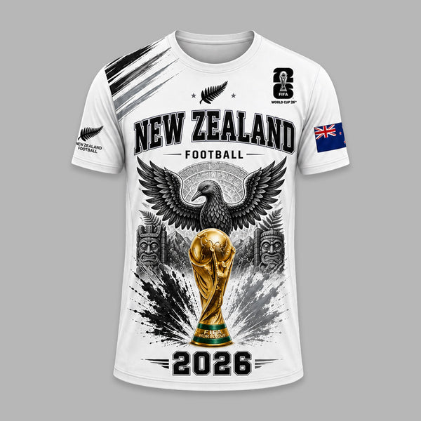 New Zealand World Cup 2026 Premium T-Shirt PVT011