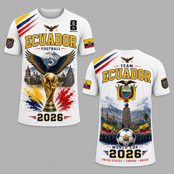Ecuador World Cup 2026 Premium T-Shirt PVT011