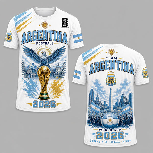 Argentina World Cup 2026 Premium T-Shirt PVT011