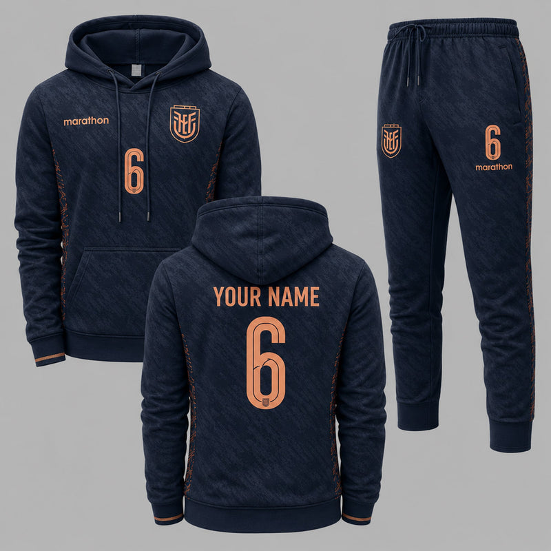 Ecuador 2026 World Cup Away Hoodie Jogger Set PVT03