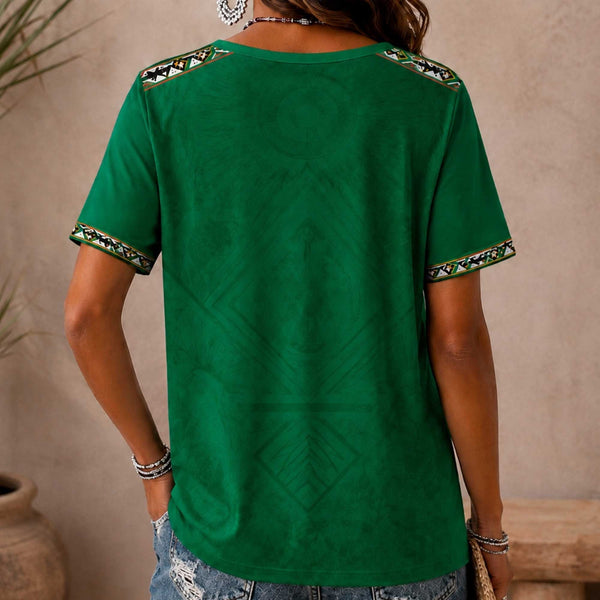 South Africa World Cup 2026 Heritage Women V-neck Shirt