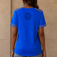 DR Congo World Cup 2026 Heritage Women V-neck Shirt