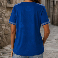Scotland World Cup 2026 Heritage Women V-neck Shirt