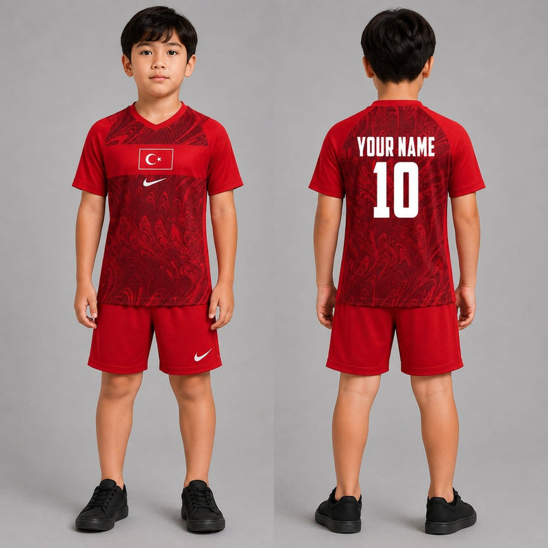 Türkiye World Cup 2026 Home Kits For Kid
