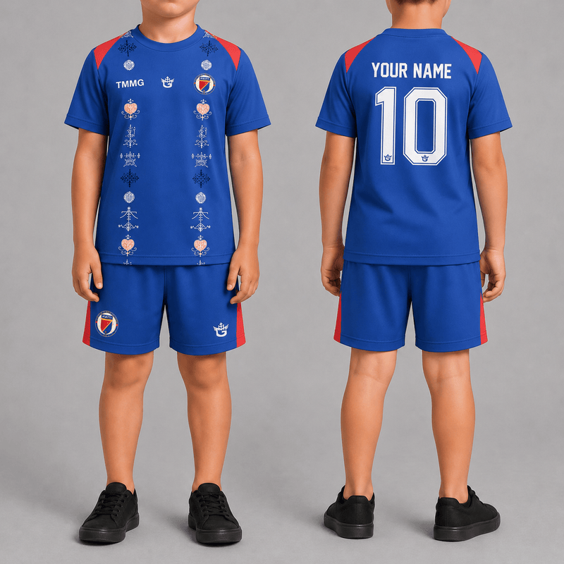 Haiti World Cup 2026 Home Kits For Kid