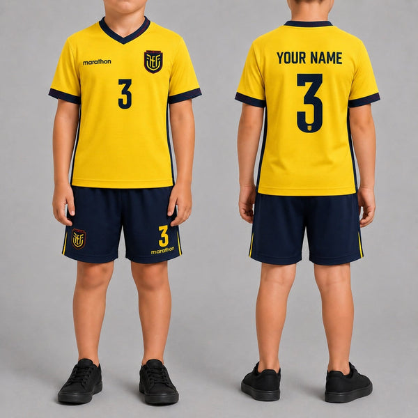 Ecuador World Cup 2026 Home Kits For Kid