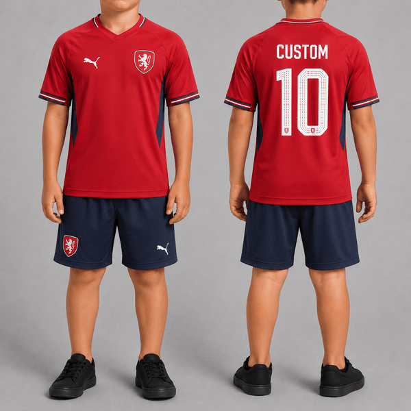 Czech Republic World Cup 2026 Home Kits For Kid