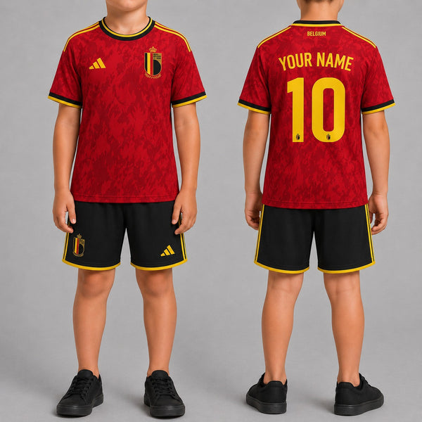 Belgium World Cup 2026 Home Kits For Kid