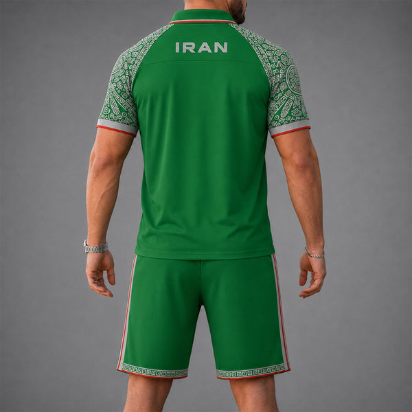 Iran World Cup 2026 Polo Short Set PVT015