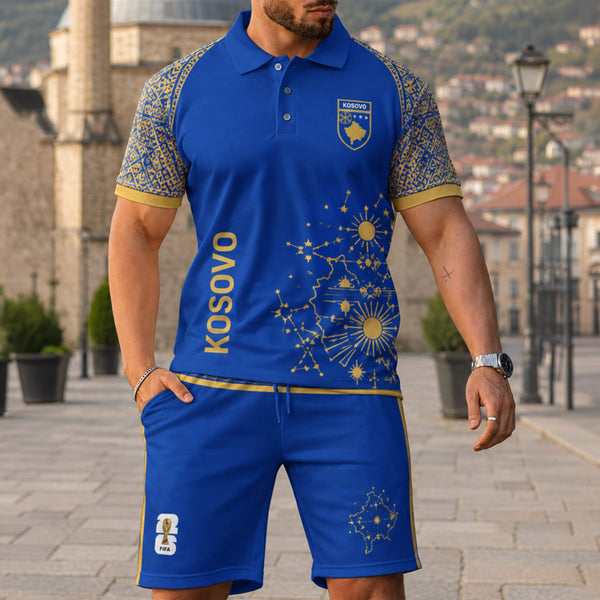 Kosovo World Cup 2026 Polo Short Set PVT015