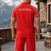 Austria World Cup 2026 Polo Short Set PVT015