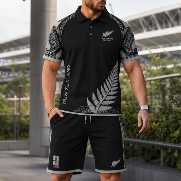 New Zealand World Cup 2026 Polo Short Set PVT015
