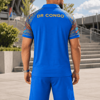 DR Congo World Cup 2026 Polo Short Set PVT015