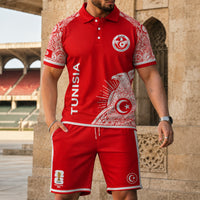 Tunisia World Cup 2026 Polo Short Set PVT015