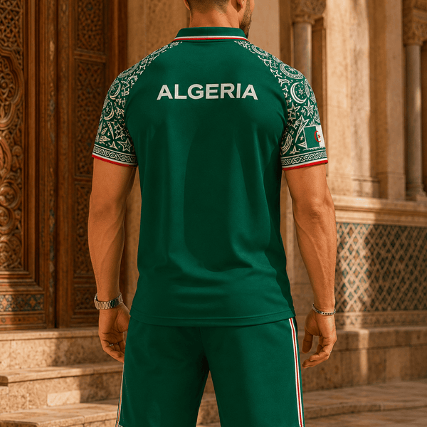 Algeria World Cup 2026 Polo Short Set PVT015