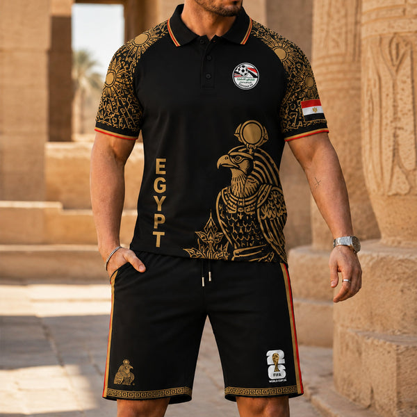 Egypt World Cup 2026 Polo Short Set PVT015
