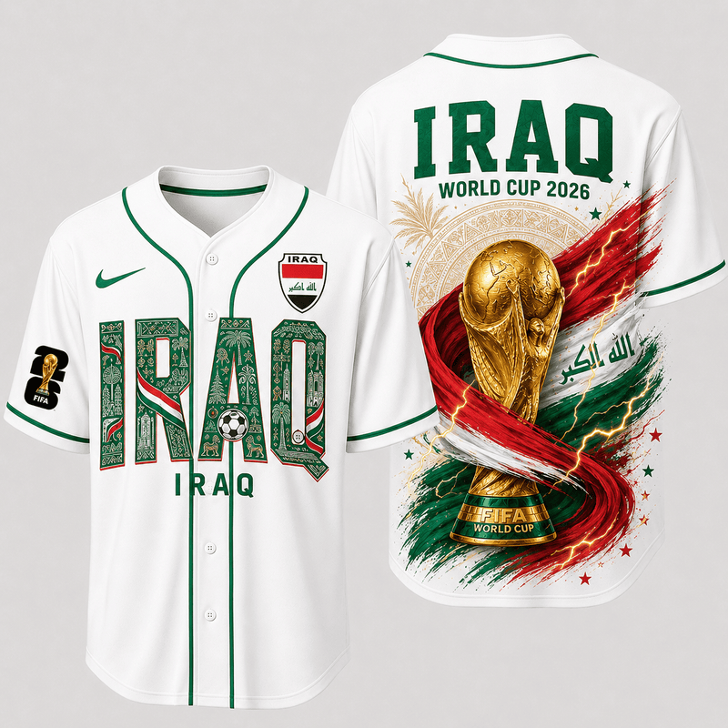 Iraq World Cup 2026 Premium Jersey PVT016