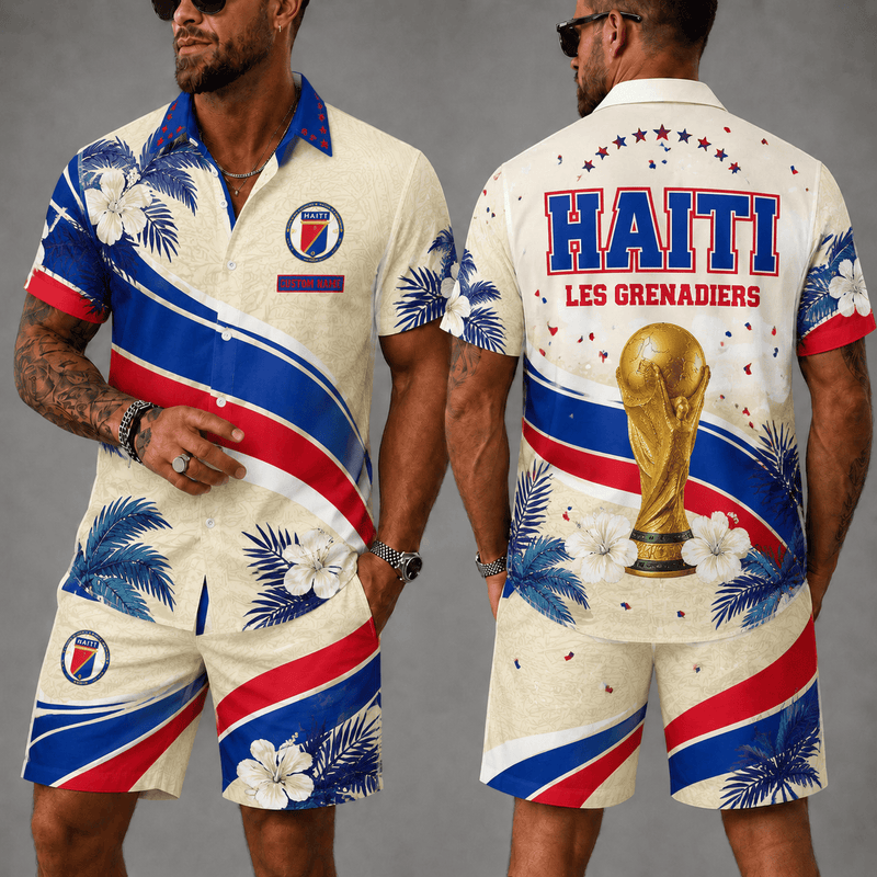 Haiti WC 26 Hawaii Shorts Set