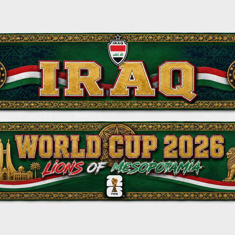 Iraq World Cup 2026 Scarf PVT020