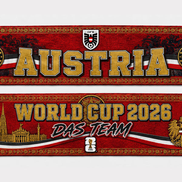 Austria World Cup 2026 Scarf PVT020