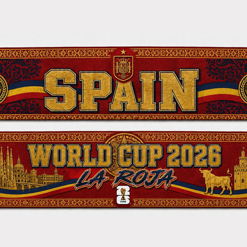 Spain World Cup 2026 Scarf PVT020