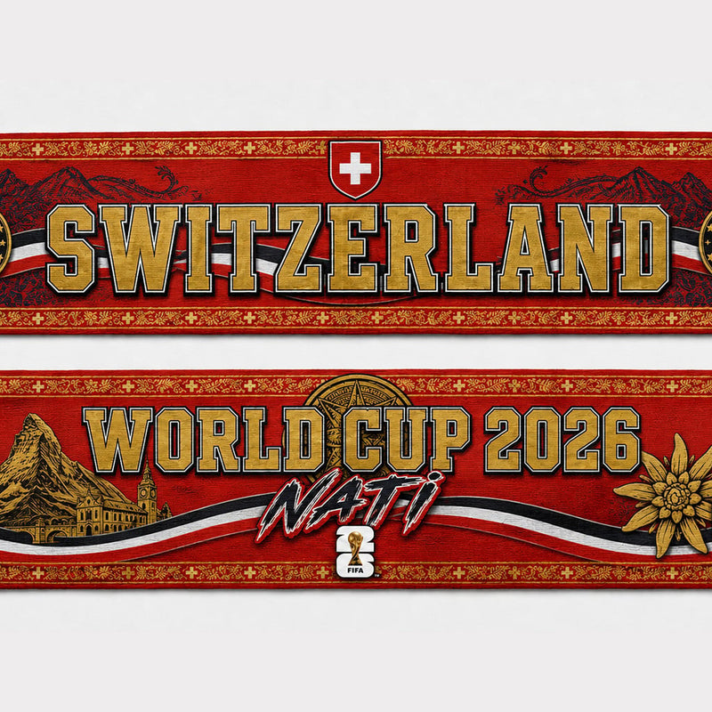 Switzerland World Cup 2026 Scarf PVT020