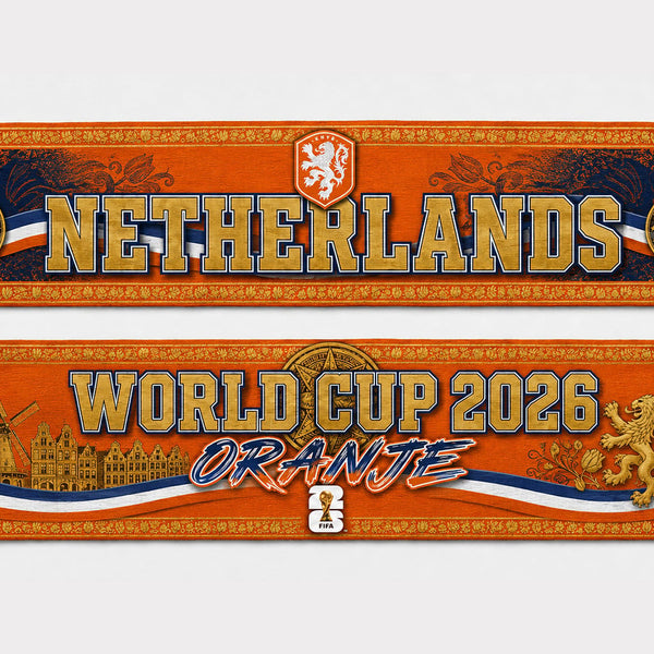 Netherlands World Cup 2026 Scarf PVT020