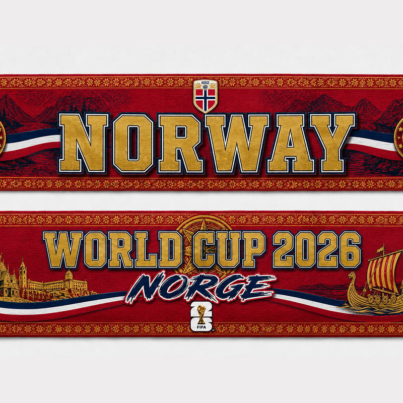 Norway World Cup 2026 Scarf PVT020