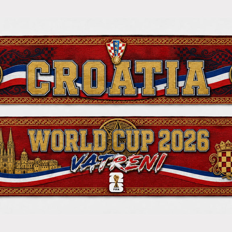 Croatia World Cup 2026 Scarf PVT020