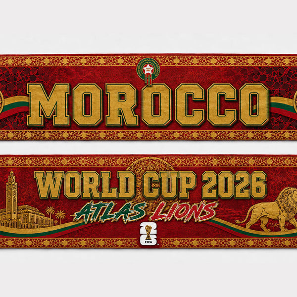 Morocco World Cup 2026 Scarf PVT020