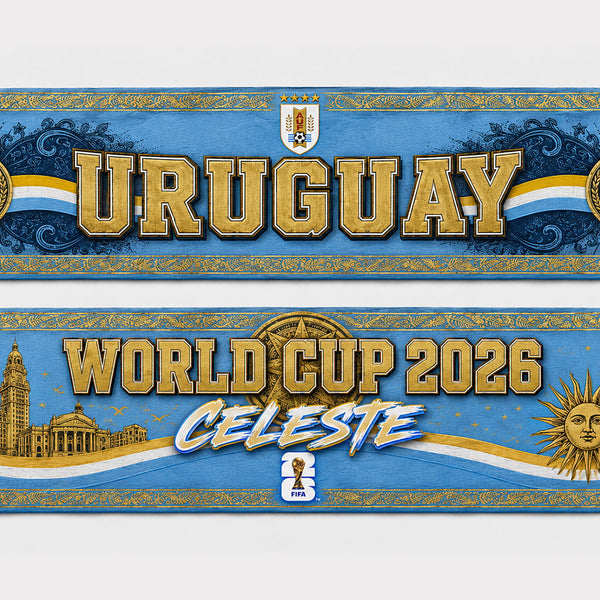 Uruguay World Cup 2026 Scarf PVT020