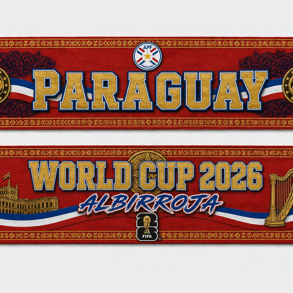 Paraguay World Cup 2026 Scarf PVT020