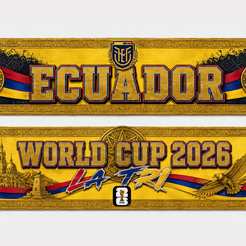 Ecuador World Cup 2026 Scarf PVT020