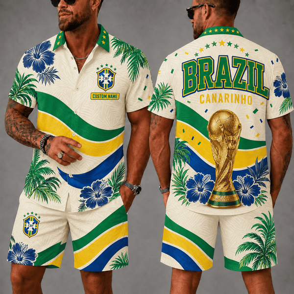 Brazil WC 26 Hawaii Shorts Set