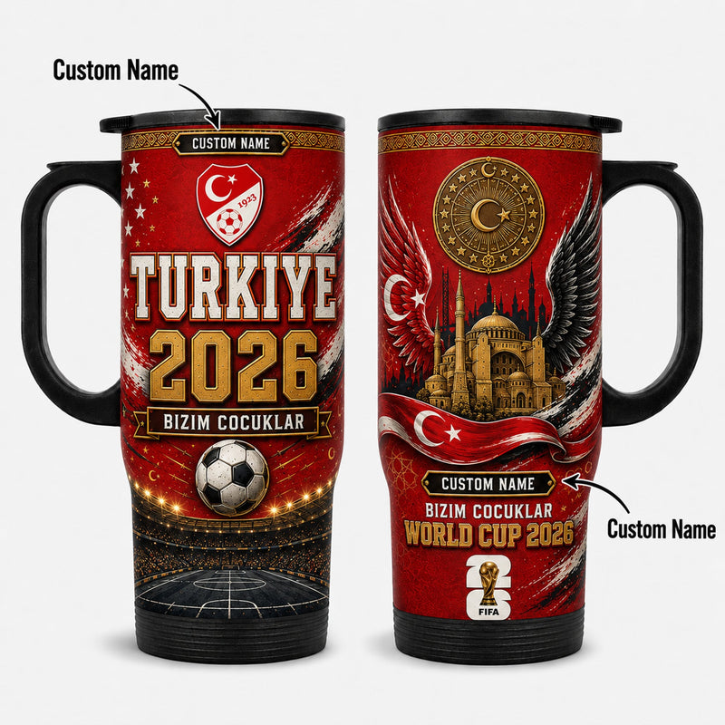 Turkey World Cup 2026 Travel Tumbler PVT021