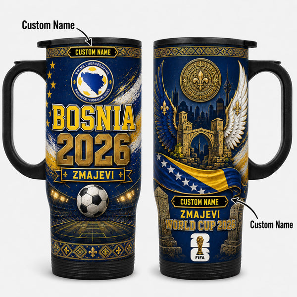 Bosnia and Herzegovina World Cup 2026 Travel Tumbler PVT021