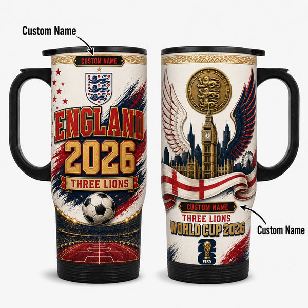 England World Cup 2026 Travel Tumbler PVT021