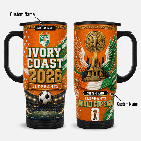 Ivory Coast World Cup 2026 Travel Tumbler PVT021