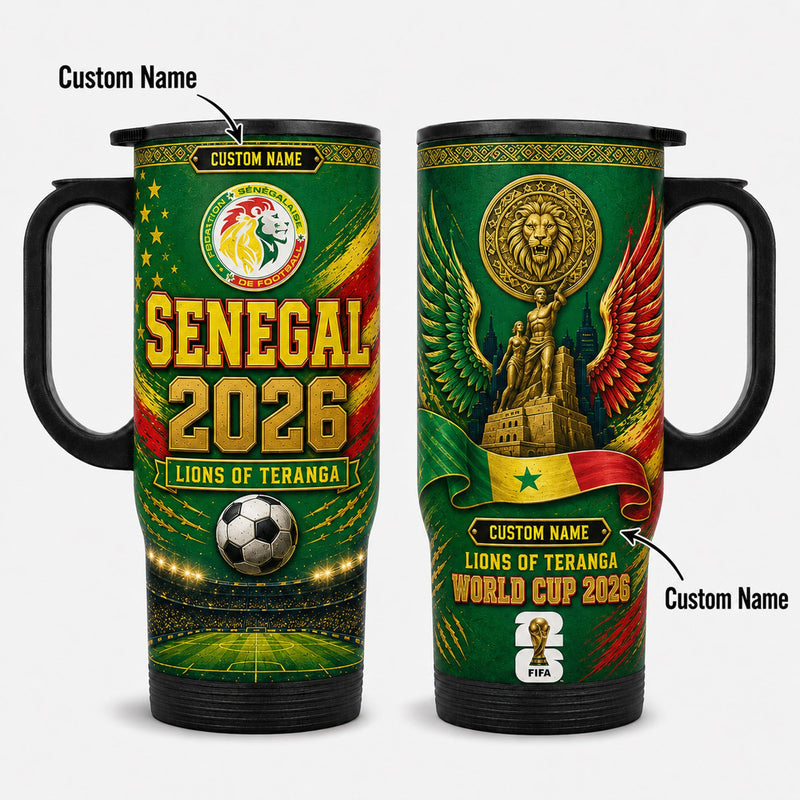 Senegal World Cup 2026 Travel Tumbler PVT021
