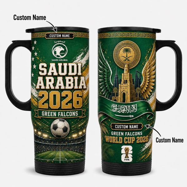 Saudi Arabia World Cup 2026 Travel Tumbler PVT021
