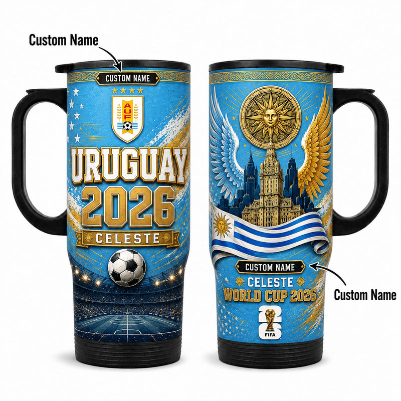 Uruguay World Cup 2026 Travel Tumbler PVT021