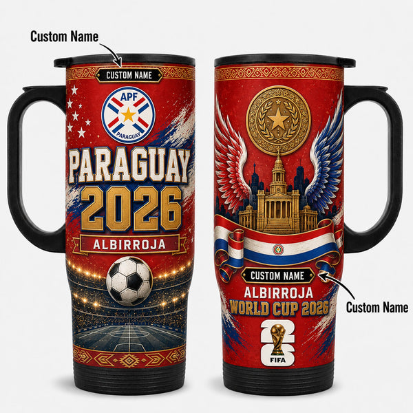 Paraguay World Cup 2026 Travel Tumbler PVT021