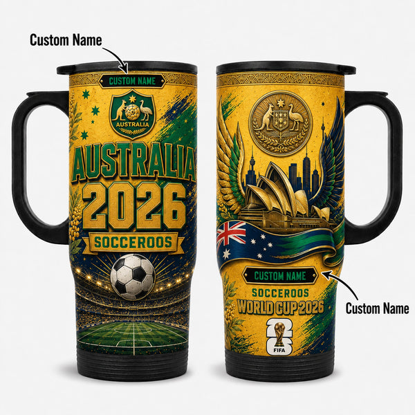 Australia World Cup 2026 Travel Tumbler PVT021
