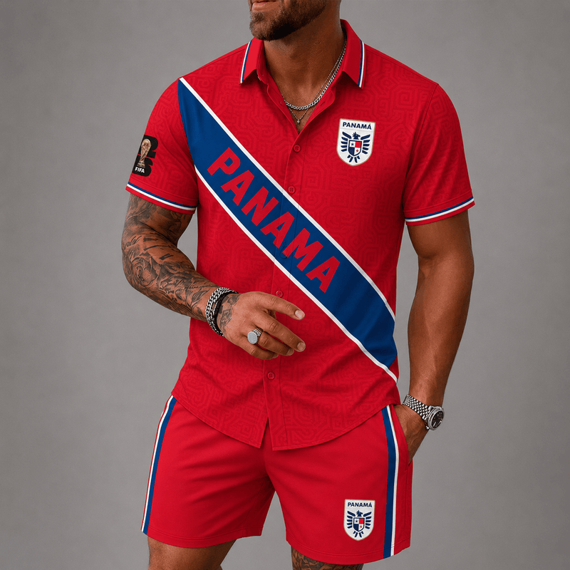 Panama World Cup 2026 Hawaii Short Set PVT023