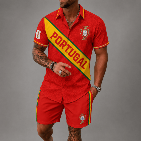 Portugal World Cup 2026 Hawaii Short Set PVT023
