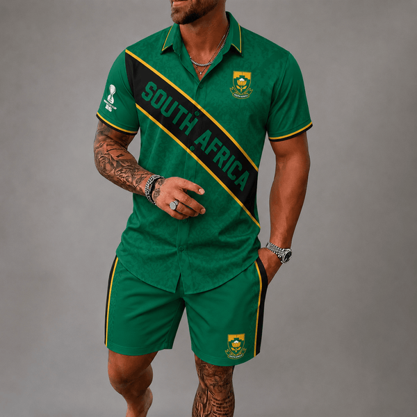 South Africa World Cup 2026 Hawaii Short Set PVT023