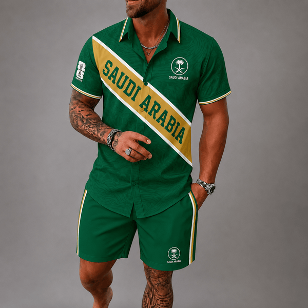 Saudi Arabia World Cup 2026 Hawaii Short Set PVT023