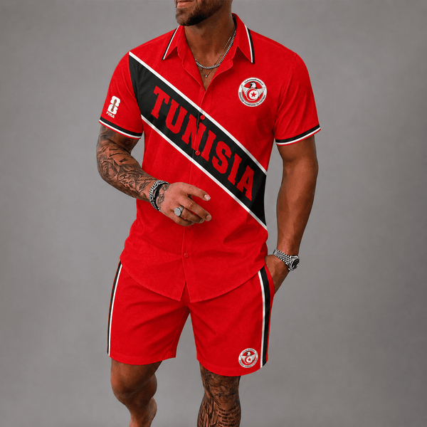 Tunisia World Cup 2026 Hawaii Short Set PVT023