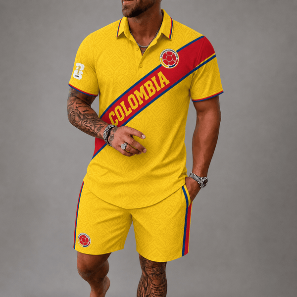 Colombia World Cup 2026 Hawaii Short Set PVT023