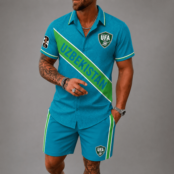 Uzbekistan World Cup 2026 Hawaii Short Set PVT023